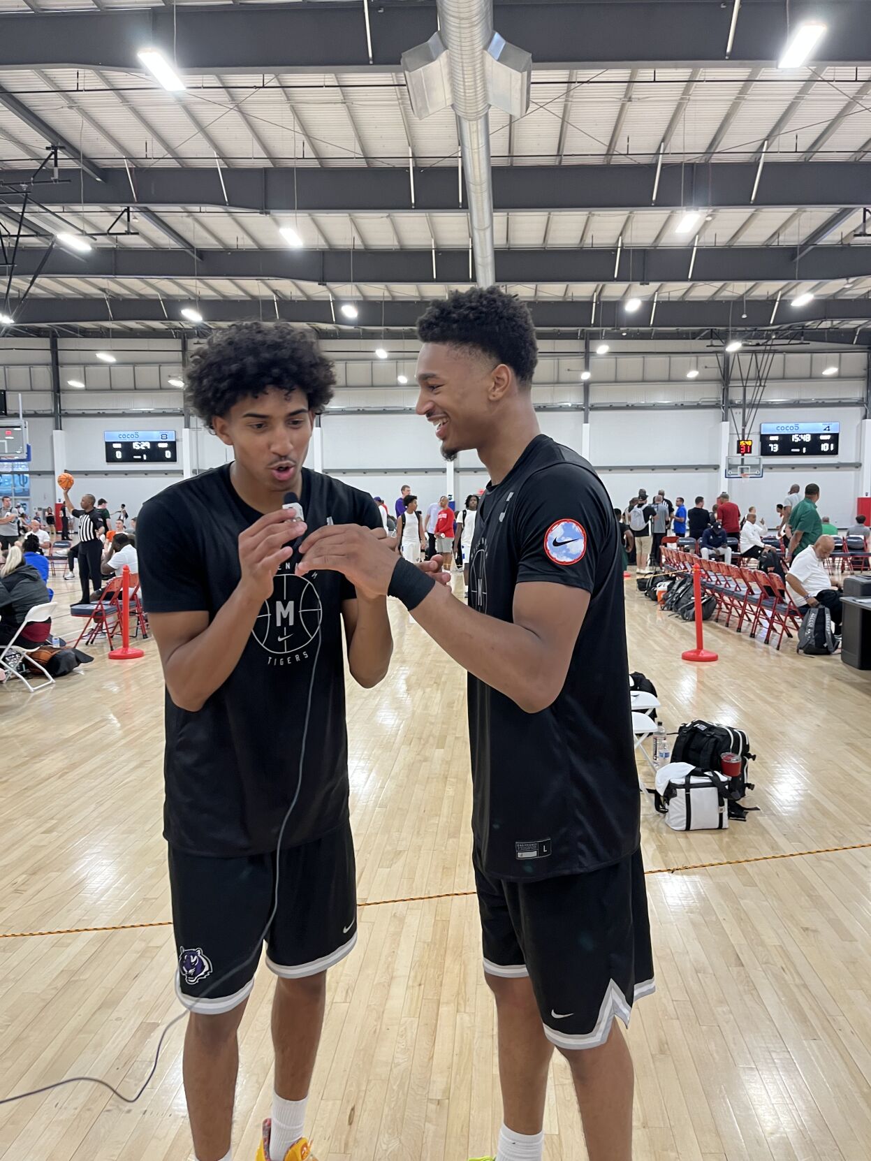 Aden Diggs and Cameron Holmes at Section 7